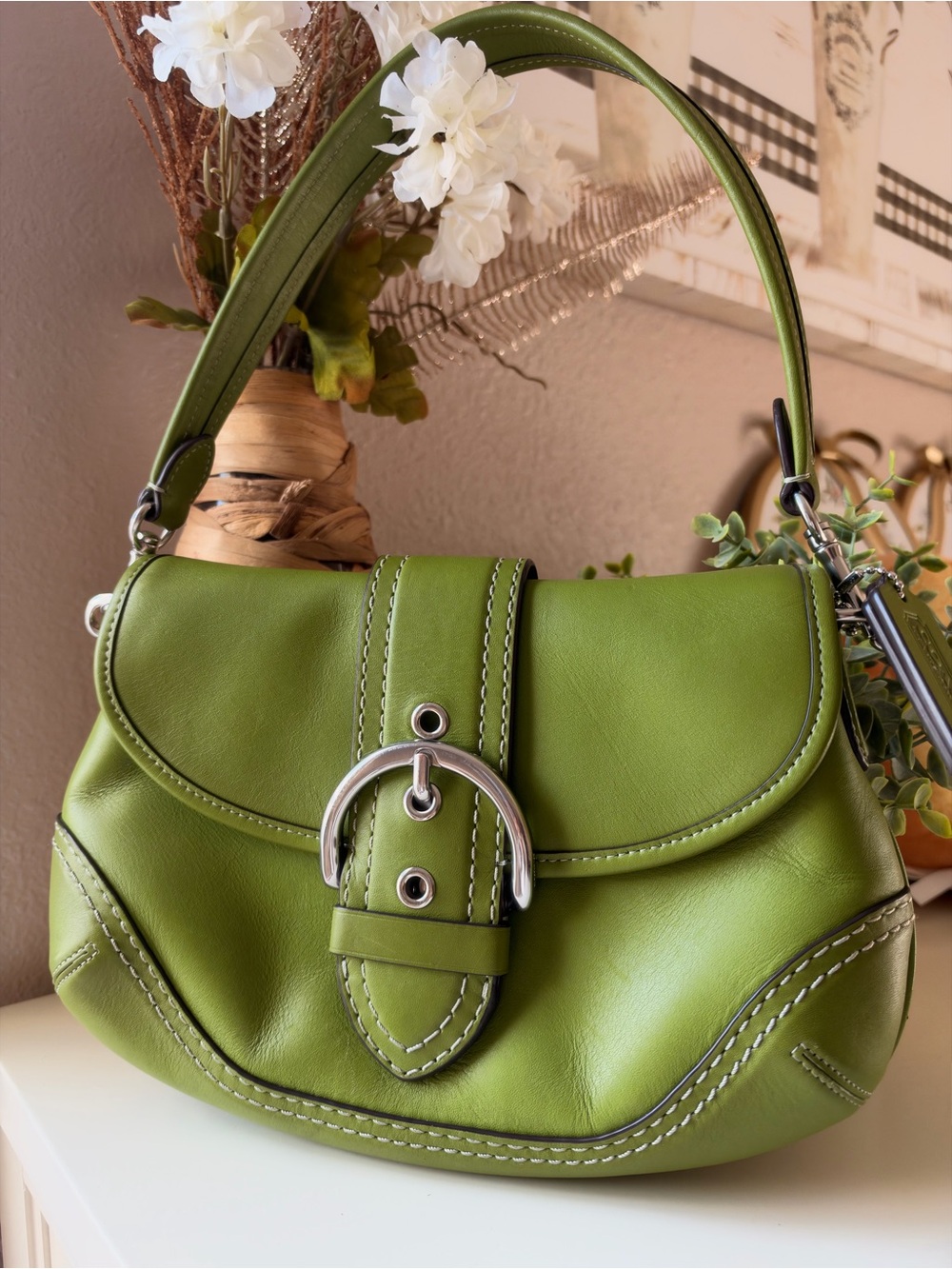 Coach Dark Lime/Matcha Green SoHo